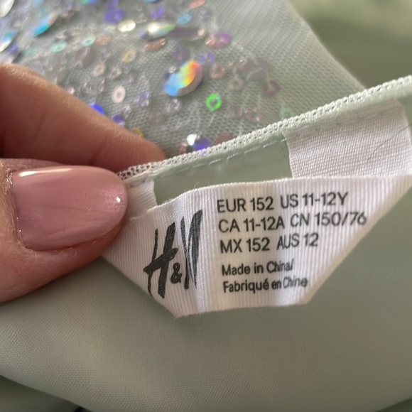 NW H&M Girl Dress Size 11/12y - Picture 6 of 9